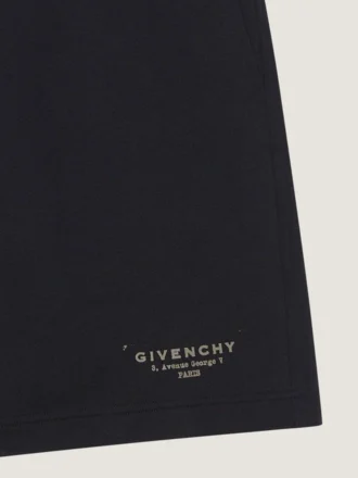 Bermude din fleece cu imprimeu GIVENCHY