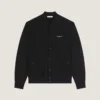 Cardigan Couture Seam din fleece brodat cu Givenchy Paris Cardigan Couture Seam din fleece brodat cu Givenchy Paris