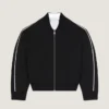 Cardigan cu cusături couture din lână Givenchy Paris Jacquard Cardigan cu cusături couture din lână Givenchy Paris Jacquard
