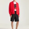 Cardigan din bumbac cu Givenchy Paris Gros Grain