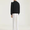 Cardigan din tricot de bumbac cu imprimeu floral Cardigan din tricot de bumbac cu imprimeu floral