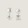 Cercei Deconstructed Crystals din metal și cristale Cercei Deconstructed Crystals din metal și cristale