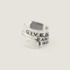 Cercei Givenchy Tape din metal și email Cercei Givenchy Tape din metal și email