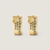 Cercei Givenchy Tape din metal și email Cercei Givenchy Tape din metal și email