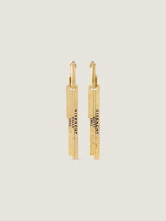 Cercei Givenchy Tape din metal și email