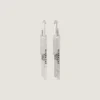 Cercei Givenchy Tape din metal și email Cercei Givenchy Tape din metal și email