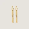 Cercei Givenchy Tape din metal și email Cercei Givenchy Tape din metal și email