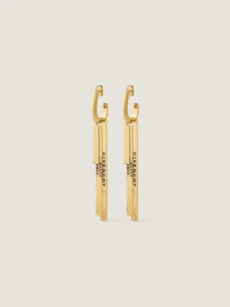 Cercei Givenchy Tape din metal și email