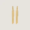 Cercei Givenchy Tape din metal și email Cercei Givenchy Tape din metal și email
