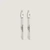 Cercei Givenchy Tape din metal și email Cercei Givenchy Tape din metal și email