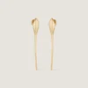 Cercei Maple Seed din metal Cercei Maple Seed din metal