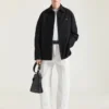 Cămașă cu cusături couture din flanel Cămașă cu cusături couture din flanel