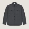 Cămașă cu cusături couture din flanel Cămașă cu cusături couture din flanel