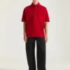 Cămașă cu cusături couture din piele de căprioară Cămașă cu cusături couture din piele de căprioară