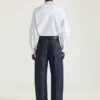 Cămașă din poplin de bumbac cu broderie cu cristale Cămașă din poplin de bumbac cu broderie cu cristale