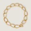 Colier cu zale din metal Colier cu zale din metal