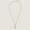 Colier Givenchy Tape din metal și email
