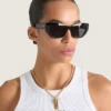 Colier Givenchy Tape din metal și email