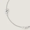 Colier scurt Crystal Pearl din metal, cristale și perle Colier scurt Crystal Pearl din metal, cristale și perle