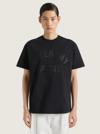 din bumbac cu broderie Givenchy Paris