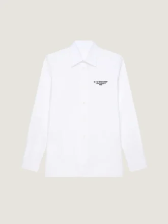 din poplin de bumbac cu broderie cu sigla Givenchy din poplin de bumbac cu broderie cu sigla Givenchy