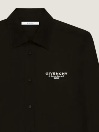 din poplin de bumbac cu broderie cu sigla Givenchy din poplin de bumbac cu broderie cu sigla Givenchy