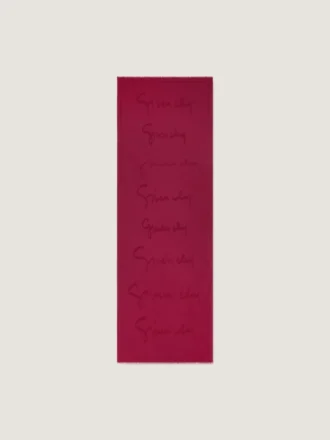 Eșarfă din mătase și bumbac cu semnătura Givenchy