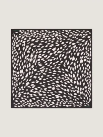 Eșarfă pătrată din mătase cu imprimeu animalier