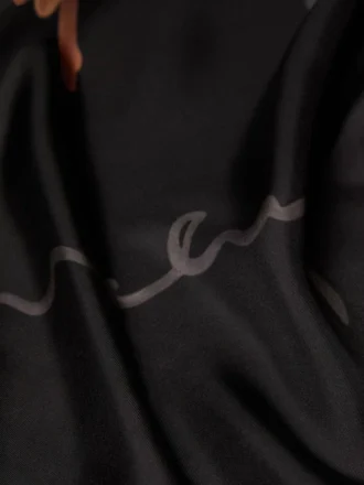 Eșarfă pătrată din mătase cu imprimeu multicolor cu semnătura Givenchy