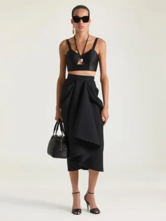 Top tip sutien din satin