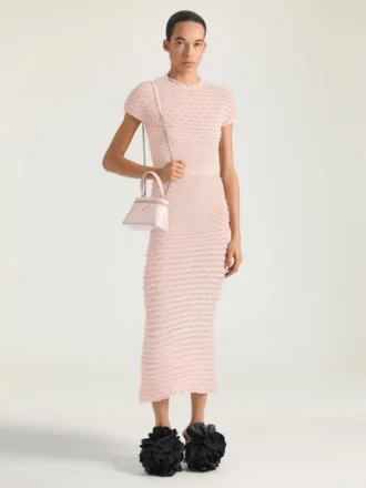 Geantă de toaletă Antigona din piele cu lanț