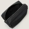 Geantă de toaletă tip rucsac U din piele granată Geantă de toaletă tip rucsac U din piele granată