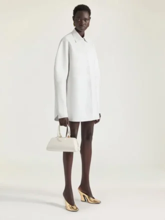 Geantă mică Antigona East-West din piele Box