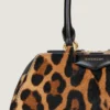 Geantă mini Antigona East-West din piele cu efect de piele de ponei leopard Geantă mini Antigona East-West din piele cu efect de piele de ponei leopard
