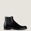 Ghete Chelsea Tux din piele periată Ghete Chelsea Tux din piele periată