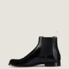 Ghete Chelsea Tux din piele periată Ghete Chelsea Tux din piele periată