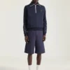 Hanorac cu fermoar din lână, cu patch Givenchy Paris Hanorac cu fermoar din lână, cu patch Givenchy Paris