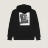Hanorac cu glugă din fleece cu imprimeu clapetă de filmare Hanorac cu glugă din fleece cu imprimeu clapetă de filmare