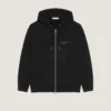 Hanorac cu glugă și fermoar din fleece cu imprimeu Givenchy Hanorac cu glugă și fermoar din fleece cu imprimeu Givenchy