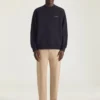 Hanorac din fleece cu logo Givenchy Paris Gros Grain Hanorac din fleece cu logo Givenchy Paris Gros Grain