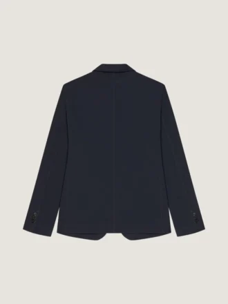 Jachetă deconstrucționată cu un singur rând de nasturi, din bumbac