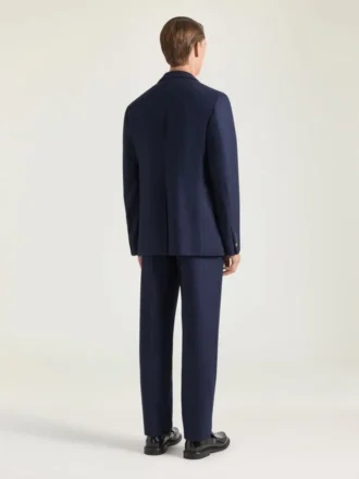 Pantaloni cu croială lejeră din flanel