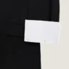 Jachetă tip cocon cu un singur rând de nasturi, din lână și mohair Jachetă tip cocon cu un singur rând de nasturi, din lână și mohair