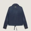 Jachetă tip smock din denim brut