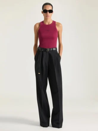 Maiou Slim Fit din bumbac cu imprimeu Givenchy Paris