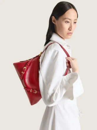 Mini Voyou Bag din piele lucioasă