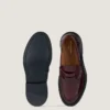 Mocasini pentru bărbați din piele periată