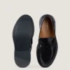 Mocasini pentru bărbați din piele periată