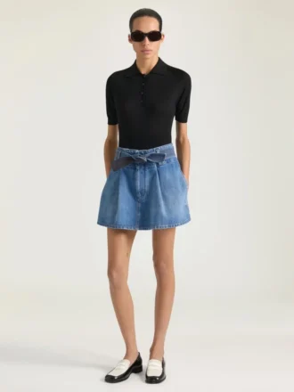 Mocasini Tux bicolori din piele