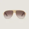 Ochelari de soare Givenchy Bold din metal Ochelari de soare Givenchy Bold din metal